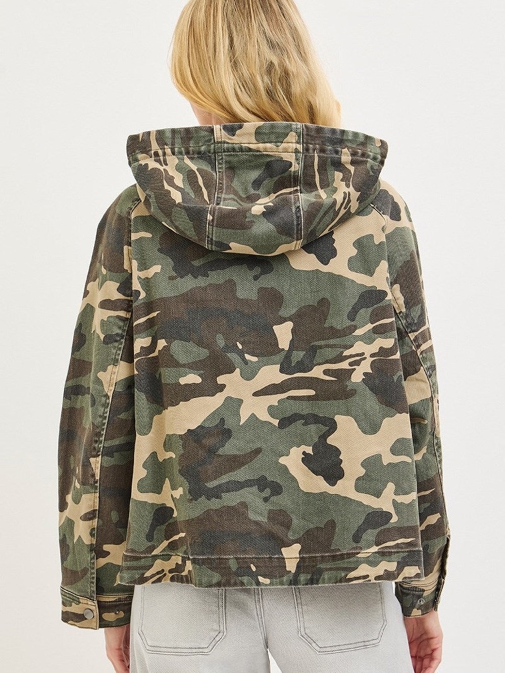 Risen Women's Camouflage Utility Jacket - Green Camo - Picture 2 of 3